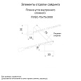 Планка угла внутреннего сложного 75х3000 (ECOSTEEL_MA-01-Сосна-0.5) ― заказать по приемлемым ценам ― 1423.8 ₽ ― в Салехарде.